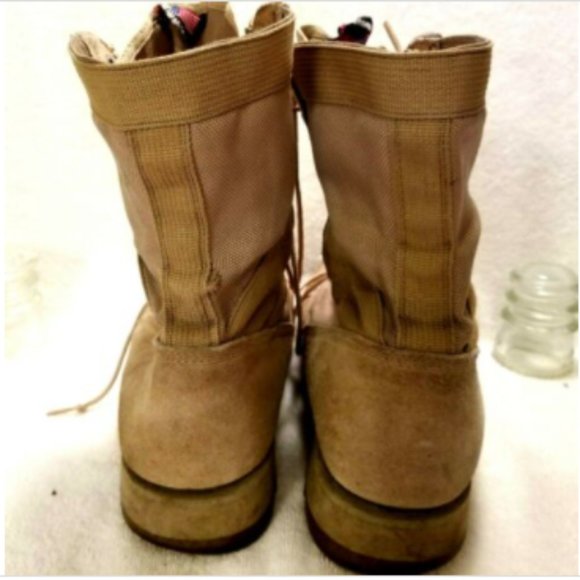 US Army Men\'s Military Boots Sz 7.5 W hot weather main image 5